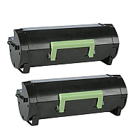Lexmark 56F1H00 Black High Yield Toner Cartridge 2-Pack