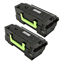 Lexmark 58D1H00 High Yield Black Toner Cartridge 2-Pack