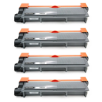 Compatible Brother TN660 4-Pack High Yield Toner Cartridge Bundle