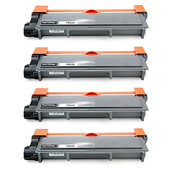 Compatible Brother TN660 4-Pack High Yield Toner Cartridge Bundle