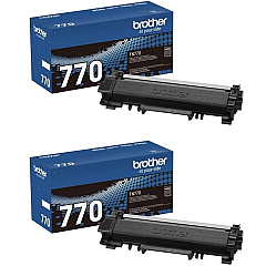 Brother TN770 Super High Yield Toner Cartridge 2-Pack