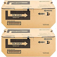 Kyocera TK-3182 Black Toner Cartridge 2-Pack Kyocera TK-3182 Black Toner Cartridge 2-Pack