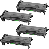 Compatible Brother TN880 Super Hgh Yield Black Toner Cartridge 4-Pack