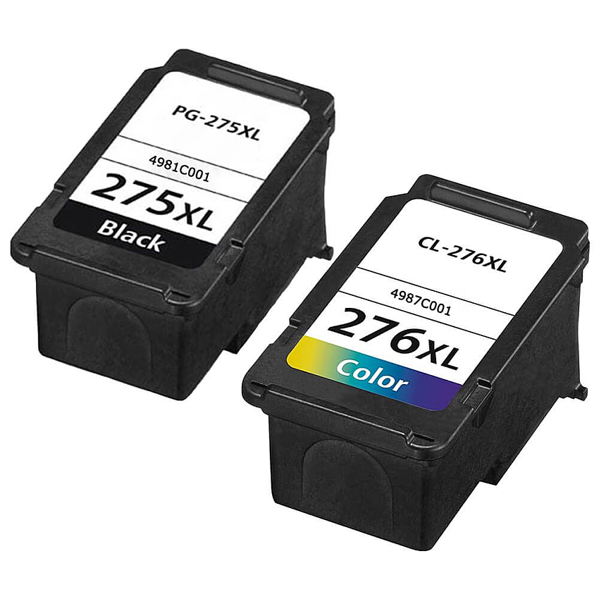 Compatible CL-276XL / PG-275XL Ink High Capacity 2-Pack - for PIXMA TS3520, TS3522 and TR4720 Printers