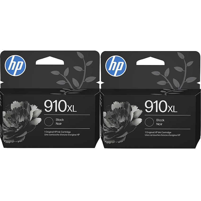 HP 910XL Black High Yield Ink Cartridge Bundle