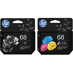 HP 68 Black/ Tri-color Ink Cartridge Bundle