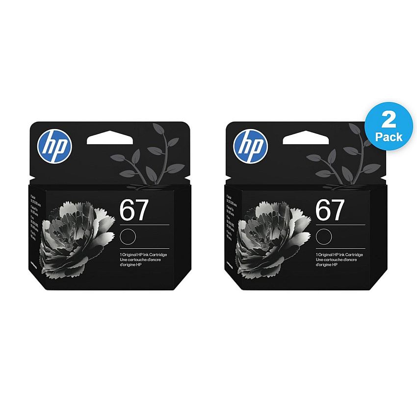 HP 67 Black Ink Cartridge Bundle