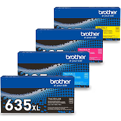 Brother TN635XL 4-Pack High Yield Toner Bundle Brother TN635XL 4-Pack High Yield Toner Bundle