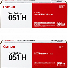 Canon Genuine 051H Black Toner Cartridges High Capacity Compatible with LBP162, MF264, MF267, MF269, MF269