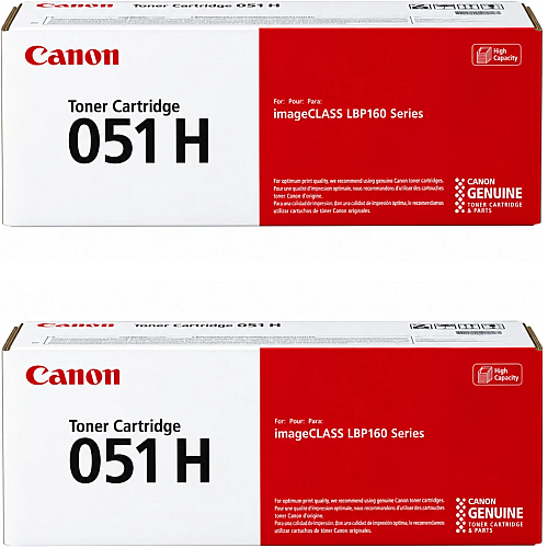 Canon Genuine 051H Black Toner Cartridges High Capacity Compatible with LBP162, MF264, MF267, MF269, MF269