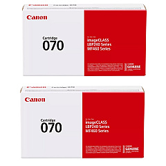 Canon 070 Black Toner Cartridge 2-Pack Compatible with MF465dw, MF462dw, LBP247dw, LBP246dw
