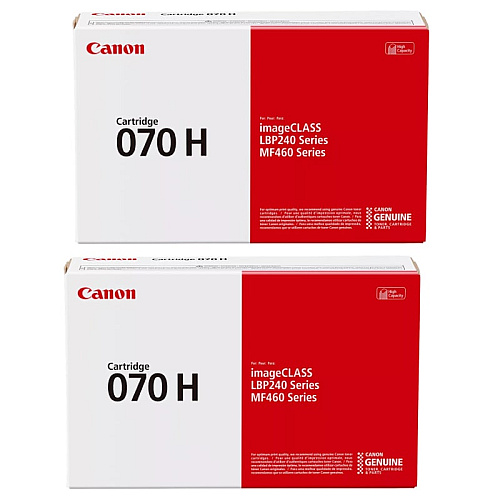 Canon 070H Black Toner Cartridge High Capacity 2-Pack Compatible with MF465dw, MF462dw, LBP247dw, LBP246dw