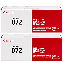 Canon 072 Black Toner Cartridge 2-Pack Compatible with LBP172, MF284, MF287, MF289