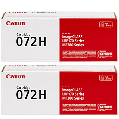 Canon 072H Black Toner Cartridge High Capacity 2-Pack Compatible with LBP172dw, MF284dw, MF287dw, MF289dw