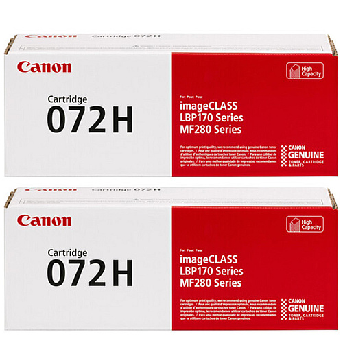 Canon 072H Black Toner Cartridge High Capacity 2-Pack Compatible with LBP172dw, MF284dw, MF287dw, MF289dw