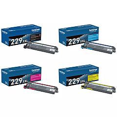 Brother TN229XXL Super High Yield Toner Cartridge 4-Pack