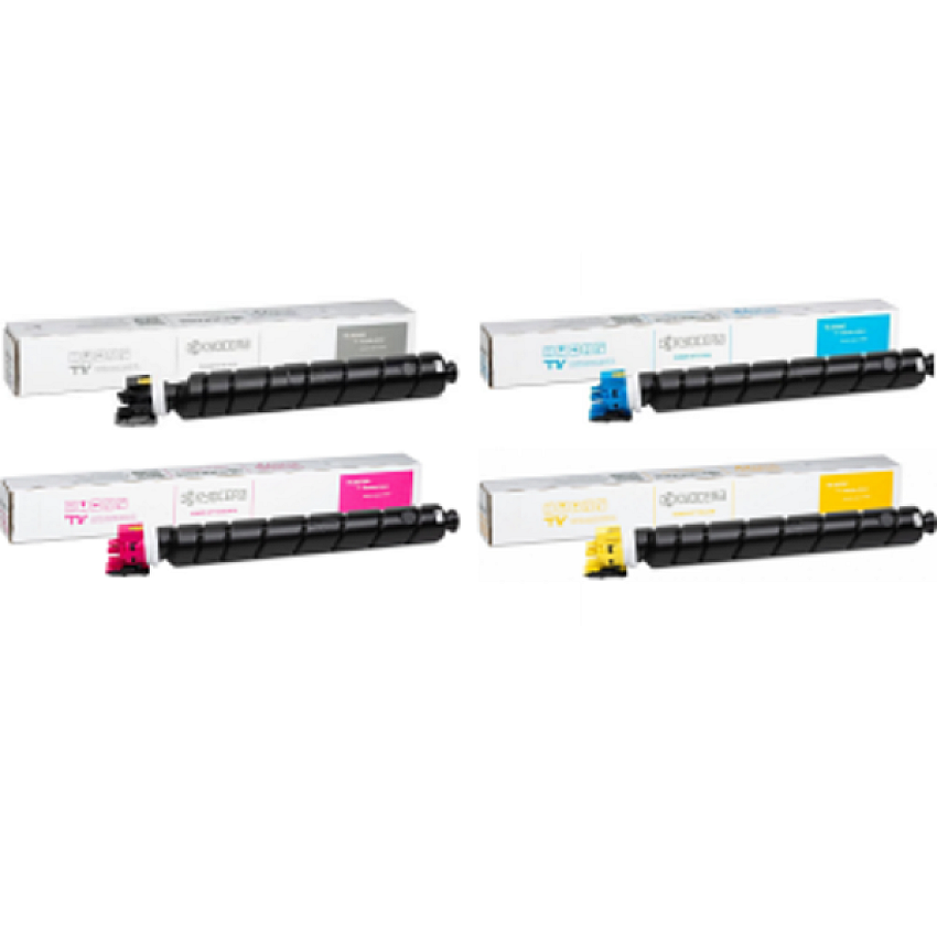 Kyocera TK-8557 Black, Cyan, Magenta, Yellow Toner Cartridge Set