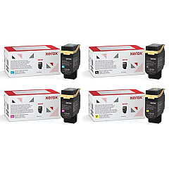 Xerox 006R04831, 006R04828, 006R04829, 006R04830 High Yield 4-Color Toner Cartridge Bundle