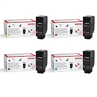 Xerox 006R04624, 006R04625, 006R04626, 006R04627 High Yield 4-Color Toner Cartridge Bundle