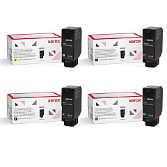 Xerox 006R04624, 006R04625, 006R04626, 006R04627 High Yield 4-Color Toner Cartridge Bundle