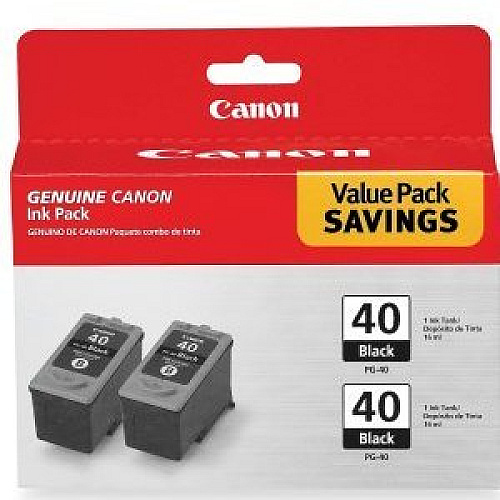 Canon PG-40 Black Twin Pack