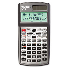 Victor V34 Advanced Scientific Calculator, 10-Digit LCD