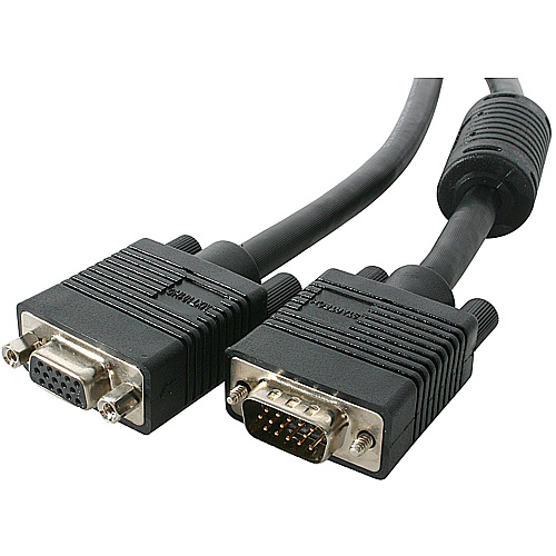 StarTech Coax High Res VGA Monitor extension Cable - HD-15 (M) - HD-15 (F) - 6 ft (MXT101HQ)