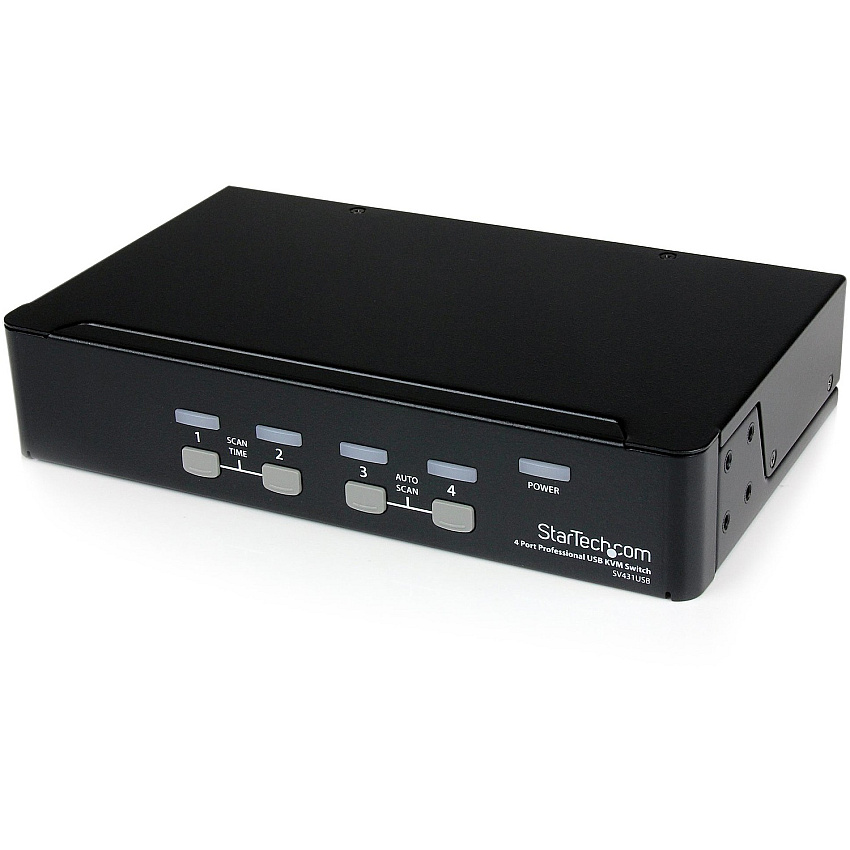 StarTech StarView SV431USB - KVM switch - USB - 4 ports - 1 local user - USB - 1U