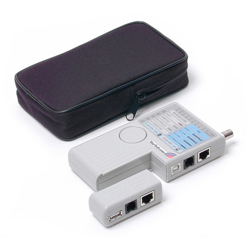 StarTech Professional Multi Function RJ45 RJ11 USB and BNC Cable Tester ...