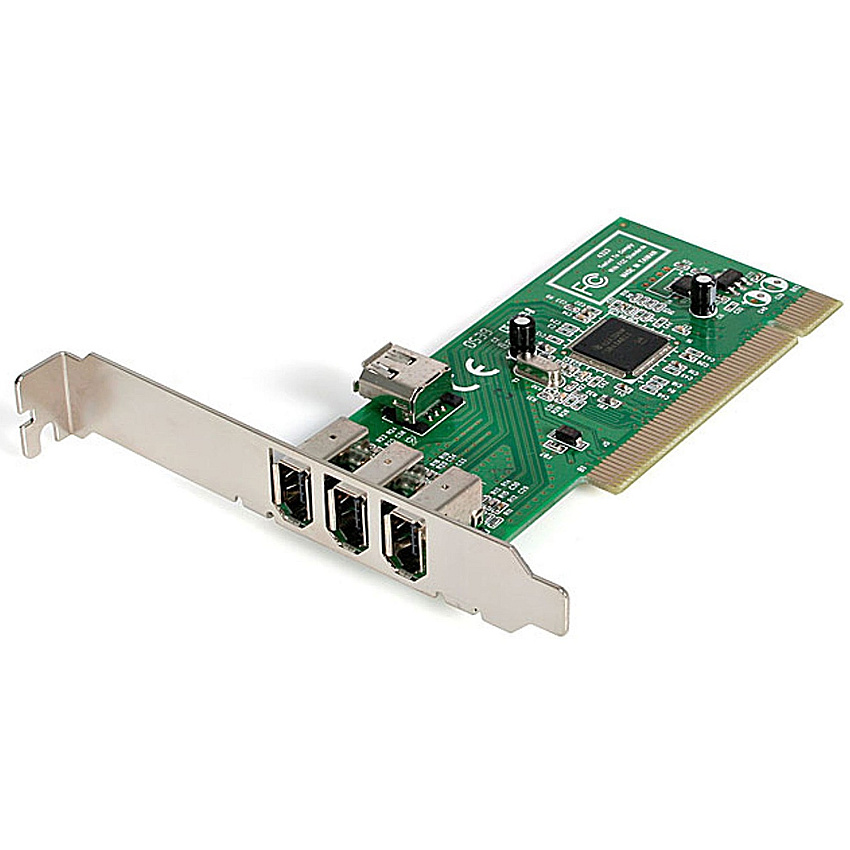 StarTech 4 Port IEEE-1394 FireWire PCI Card (PCI1394MP)