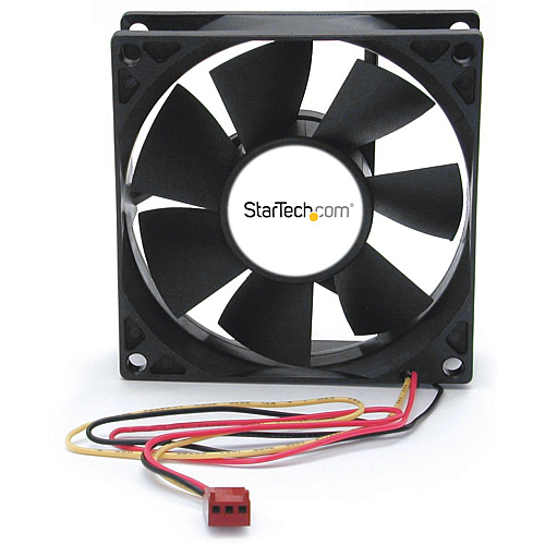 StarTech 80x25mm Dual Ball Bearing Computer Case Fan w/ TX3 Connector (FANBOX2)