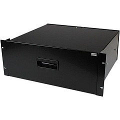 StarTech 4U Black Steel Storage Drawer for 19in Racks and Cabinets - 4U Black Sliding Rack Storage Drawer (4UDRAWER) StarTech 4U Black Steel Storage Drawer for 19in Racks and Cabinets - 4U Black Sliding Rack Storage Drawer (4UDRAWER)