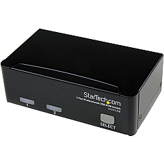 StarTech 2 Port Professional USB KVM Switch Kit with Cables (SV231USB)
