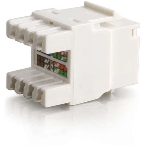 C2G Cat5E RJ45 UTP Keystone Jack - White (03791)