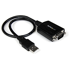 StarTech USB to Serial Adapter - Prolific PL-2303 - COM Port Retention - USB to RS232 Adapter Cable - USB Serial (ICUSB232PRO)