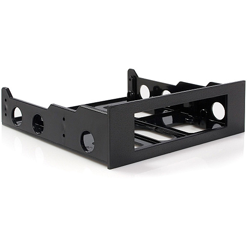 StarTech 3.5" to 5.25" Front Bay Mounting Bracket - Desktop Front Bay Adapter - Black (BRACKETFDBK)