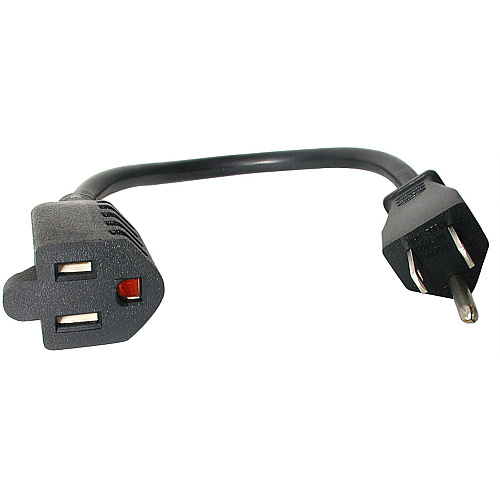 StarTech 1ft (0.3m) Short Extension Cord, NEMA5-15R to NEMA5-15P Black Extension Cord, 13A 125V, 16AWG, Computer Power Extension Cable (PAC101)