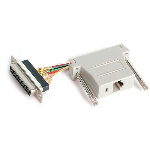 StarTech DB25 to RJ45 Modular Adapter - Serial adapter - DB-25 (F) - RJ-45 (F) (GC258FF)