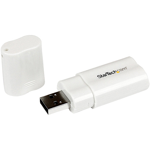 StarTech USB 2.0 to Audio Adapter - Sound card - stereo - Hi-Speed USB (ICUSBAUDIO)