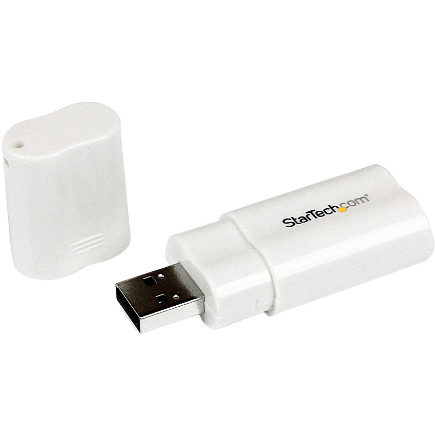 StarTech USB 2.0 to Audio Adapter - Sound card - stereo - Hi-Speed USB (ICUSBAUDIO)