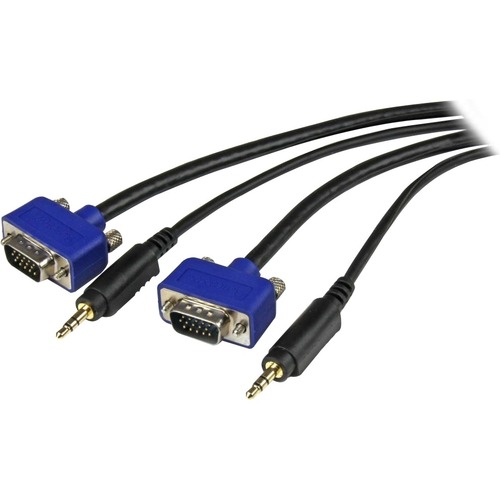 StarTech 6 ft Coax High Resolution Monitor VGA Cable w/ Audio - HD15 M/M (MXTHQMM6A)