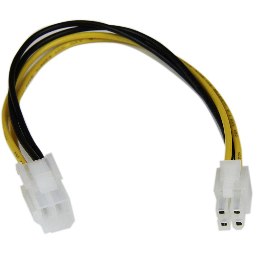 StarTech 8in ATX12V 4 Pin P4 CPU Power Extension (ATXP4EXT)