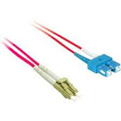 C2G-2m LC-SC 50/125 OM2 Duplex Multimode PVC Fiber Optic Cable - Red (37356) C2G-2m LC-SC 50/125 OM2 Duplex Multimode PVC Fiber Optic Cable - Red (37356)
