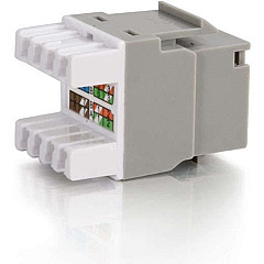 C2G Cat5E RJ45 UTP Keystone Jack - Gray (03792) C2G Cat5E RJ45 UTP Keystone Jack - Gray (03792)