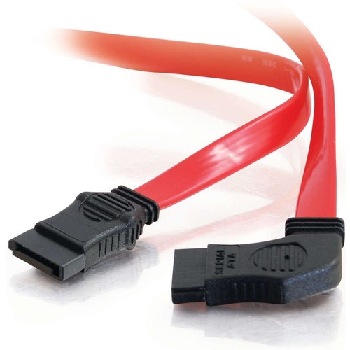 C2G 36in 7-pin 180&deg; to 90&deg; 1-Device Side Serial ATA Cable (10187)