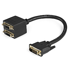 StarTech 1 ft DVI-D to 2x DVI-D Digital Video Splitter Cable - M/F (DVISPL1DD) StarTech 1 ft DVI-D to 2x DVI-D Digital Video Splitter Cable - M/F (DVISPL1DD)