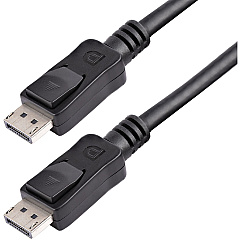 StarTech 10 ft Certified DisplayPort 1.2 Cable with Latches M/M - DisplayPort 4k (DISPLPORT10L)