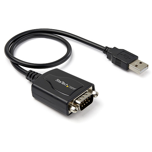 StarTech USB to Serial Adapter - 1 Port - COM Port Retention - Texas Instruments TIUSB3410 - USB to RS232 Adapter Cable (ICUSB2321X)