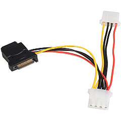 StarTech SATA to LP4 Power Cable Adapter with 2 Additional LP4 (LP4SATAFM2L) StarTech SATA to LP4 Power Cable Adapter with 2 Additional LP4 (LP4SATAFM2L)