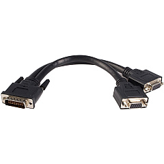StarTech LFH 59 Male to Dual Female VGA DMS 59 Cable (DMSVGAVGA1)